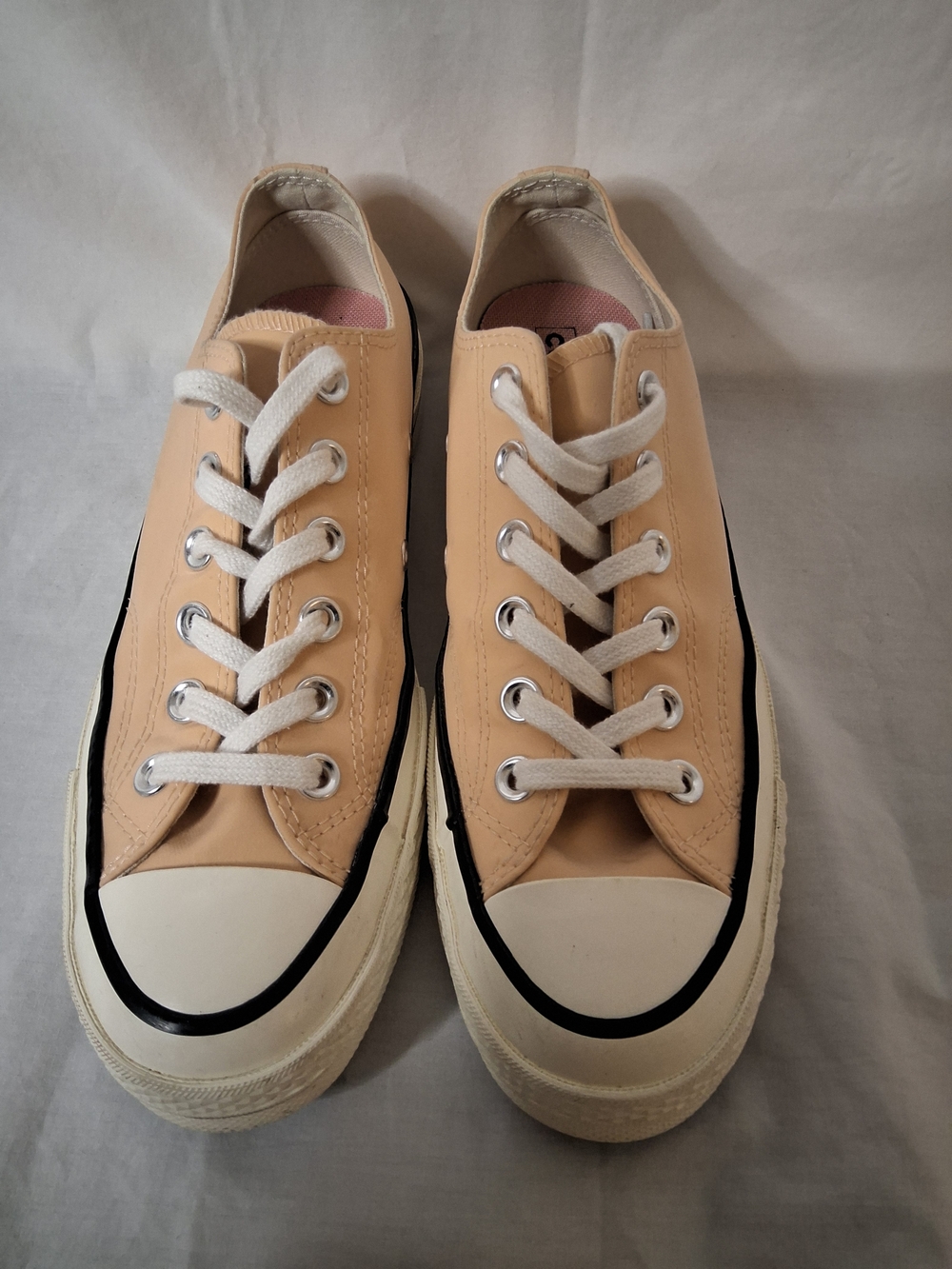 Rare Women’s Peach Low-Top Canvas Chuck Taylors **Sample - Not For Resale**